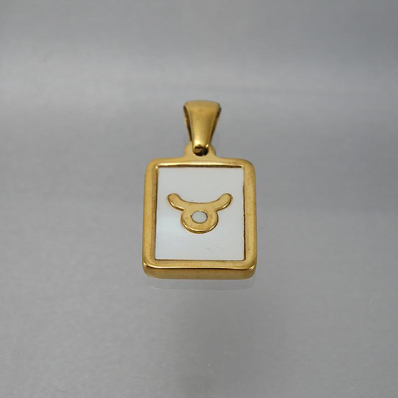 2026 Simple 12 Constellation Necklace Women's 18K Versatile Shell Constellation Pendant Jewelry Women