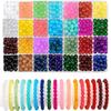 28-Color Glass Beads Imitation Jade Beads Crystal Gemstone Beads For Jewelry Making Bracelets Necklaces Diy Accessories