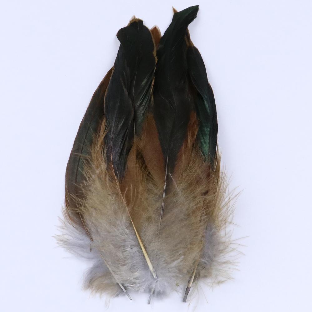 50Pcs/Lot Natural Color Rooster Feathers 6-8 Inch/15-20 CM Pheasant Chicken Feather for Crafts Jewelry Earring Making Plumes