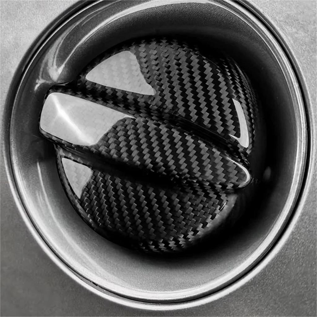 Car Fuel Tank Cap Gas Cover Compatible For Mini Cooper S R50 R53 2001-2006 Real Hard Carbon Fiber For Mini R53 R50