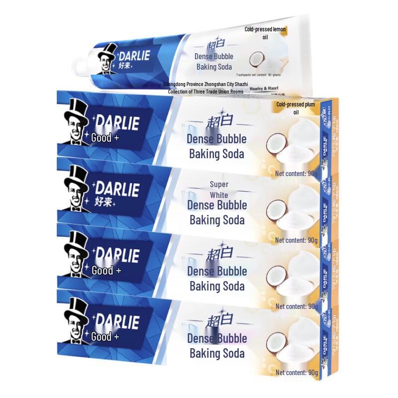 Haolai Super White Baking Soda Toothpaste 90g x 4