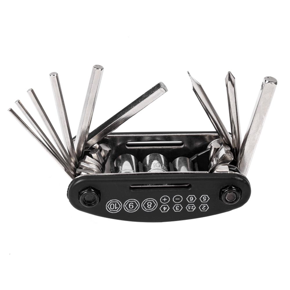 Bike Repair Tool Kits Bicycle Saddle Bag Cycle Seat Pack 16 In 1 Multi Function Repair Tool Kit