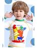 2025 New Cartoon Print Boys' Swimwear: Long-Sleeved, Split Short-Sleeved Swimsuits for Kids