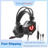 Wired Esports Headphones Luminous Gaming Earphones Stereo Surround Sound Ultra Clear Microphone Hifi USB Headset