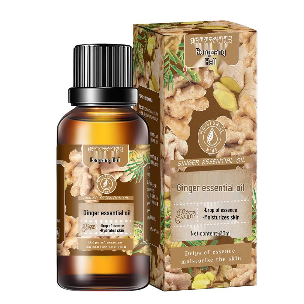 Ginger Essential Oil for Foot Soak, Shoulder & Neck Massage, Gua Sha, Back & Whole Body Relaxation - 30ml