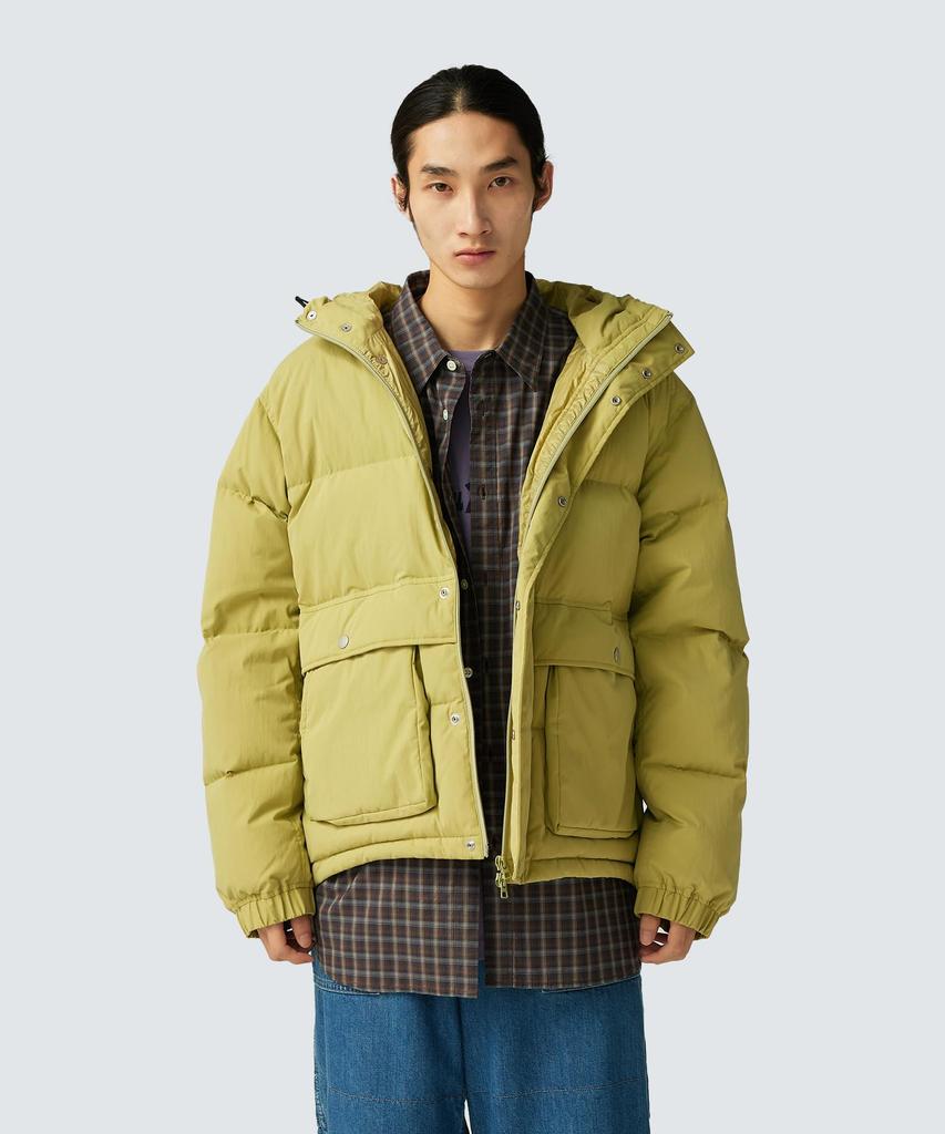 Snow Peak Everyday Down Jacket Light Size Down and JK-25AU001, Green, M, Outerwear, Filled, Men's Women's