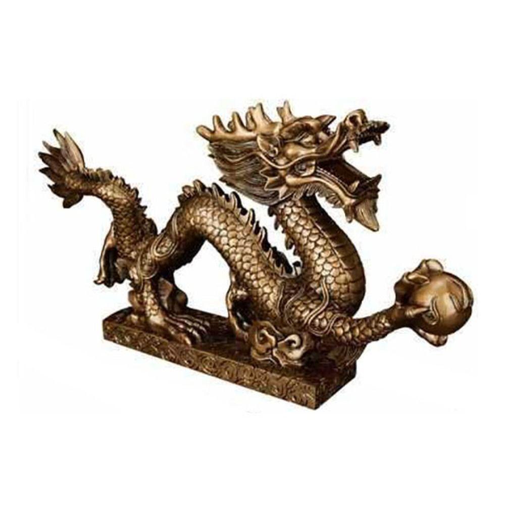 Good Luck Chinese New Year Dragon Statue Attract Wealth Dragon Figurine Ornament