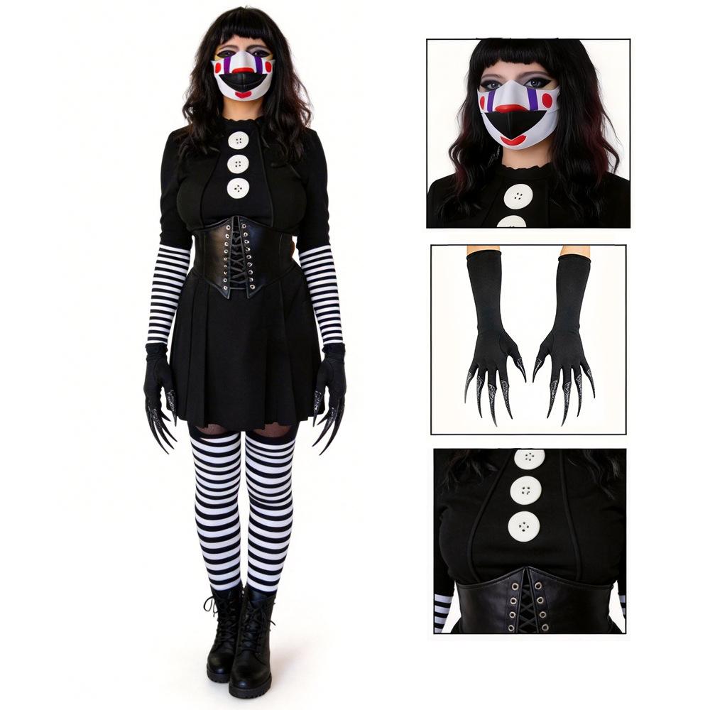 Disfraz de Cosplay Harem de Freddy 2, Disfraz de Marioneta de Hilo para Noche de Terror de Halloween