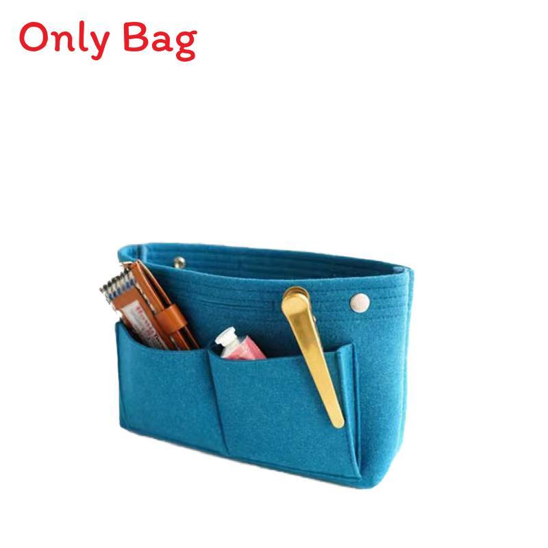 Makeup Organizer Bag With Non Woven Fabric For Travel And Desktop Storage