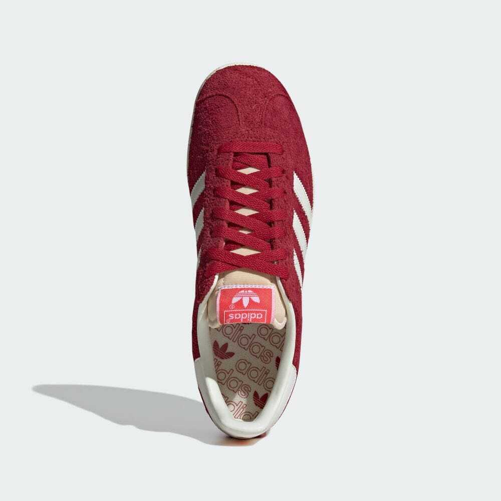 IF9652 Adidas Originals Gazelle Team Victory Red Off White Cream White (Men's)