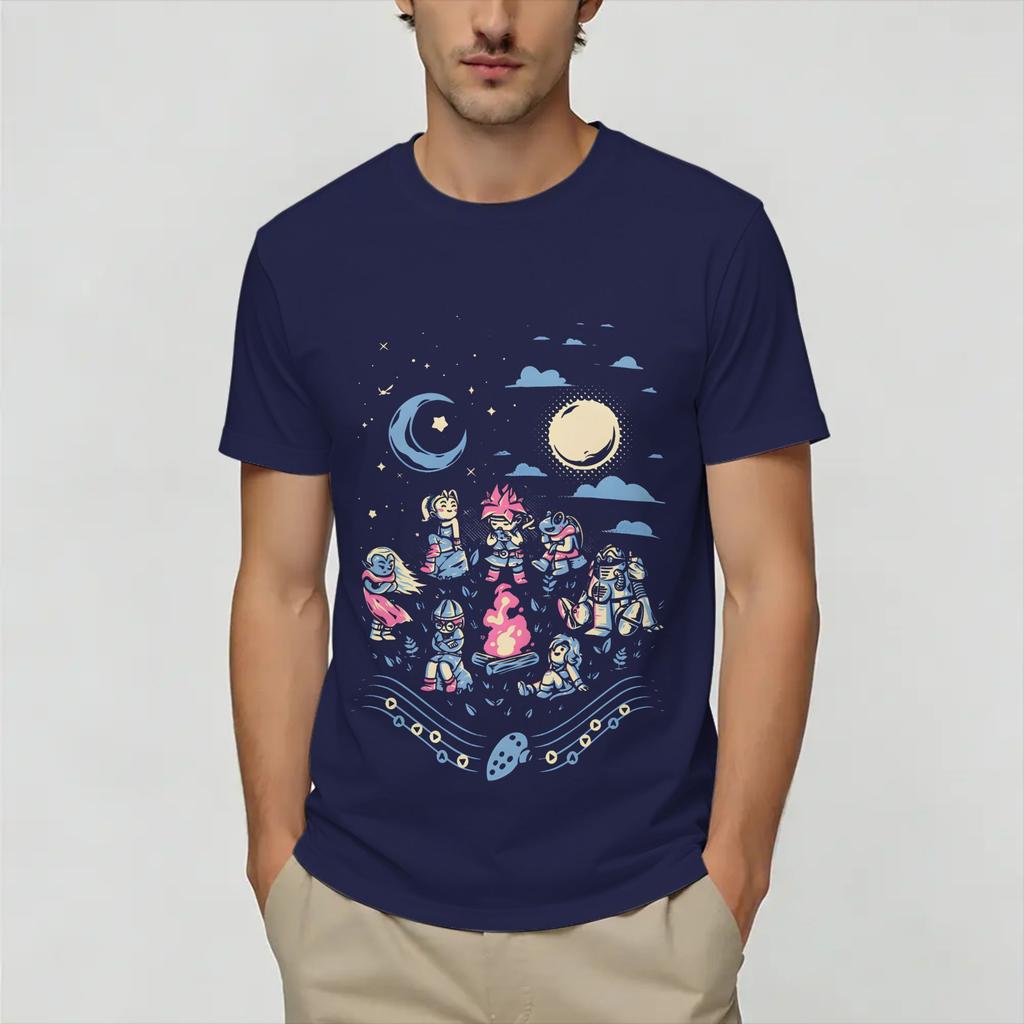 Chrono Trigger Tshirt Summer 100 Cotton T Shirts For Unisex Harajuku Casual Tshirt Short Sleeve Y2k Retro Tops