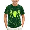 Kids' Short Sleeve Neck T-Shirt with Graphic Print for Casual Daily Wear