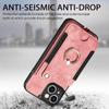 Rfid Blocking Pu Leather Phone Case With Ring Holder Strap Card Slot For Iphone