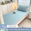 Solid Summer Color Cooling Gel Fiber Bed Mat With Lightweight Foldable Bedding