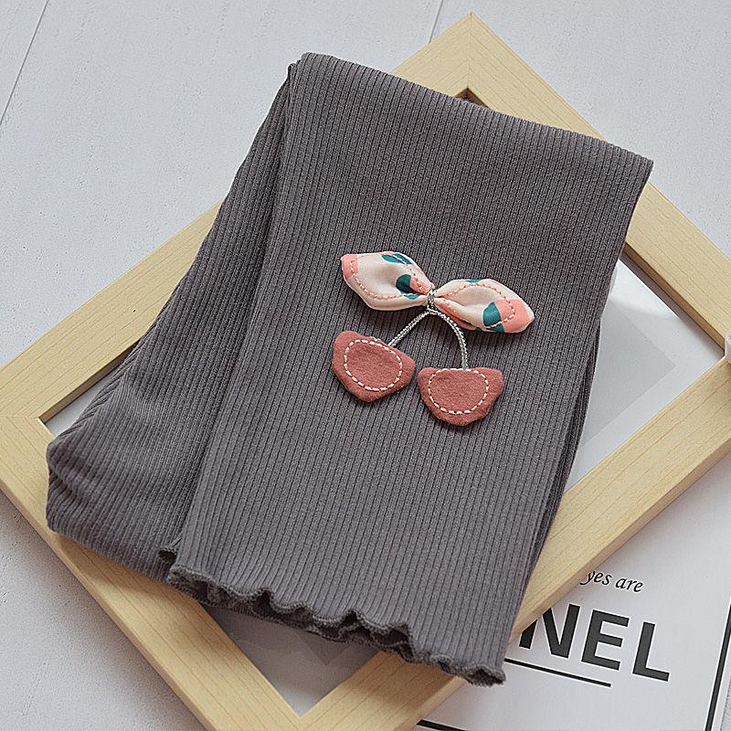 

Girls Leggings Thin Cropped Pants for Outerwear New Summer Style Slim Fit and Versatile 140