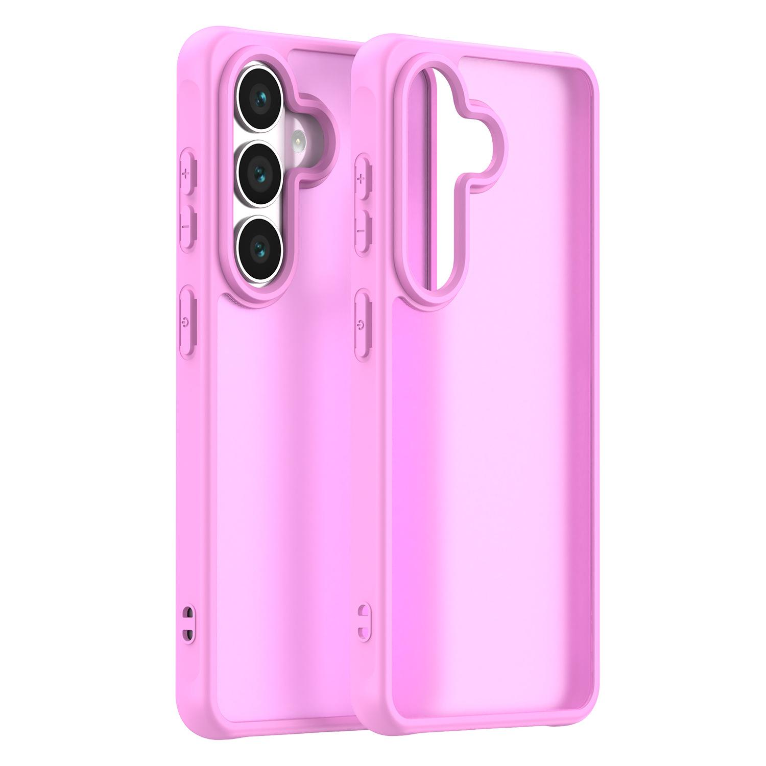 

Samsung Galaxy S26 Plus Phone Case, Matte Shockproof Phone Case Cover for Samsung Galaxy S26 Plus рожевий