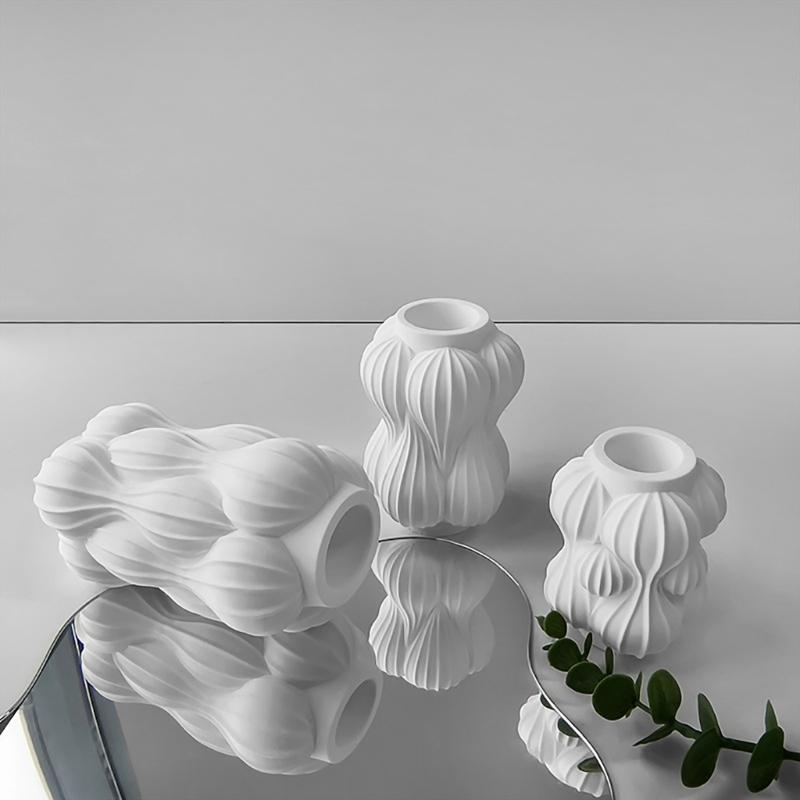 Geometric Vase Silicone Mould Epoxy Resin Casting Mold DIY Flower Pots Planter Jewelry Molds Flower Arrangement Decors
