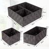 Stomalier Knitted Storage Storage Small Item Waterproof Set of Drawer Small Item Desktop Storage Highly Small Item Storage Daily Necessities Storage