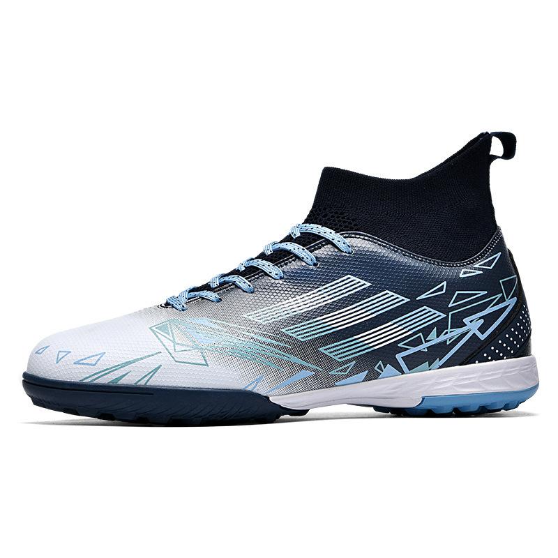 World Cup High-top Football Shoes TF Broken Ding AG Spike Youth Student Grass Training Shoes