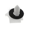 100X nylon white Rocker Panel Moulding fasteners Car Clips for Chevy