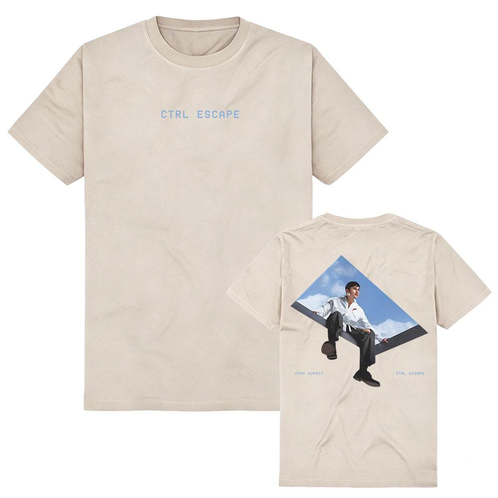 Ctrl Escape Tee John Summit Singer Design Tshirt Unisex Streetwear Cotton Short Sleeve Soft Male Tshirts Graphic Print Merch