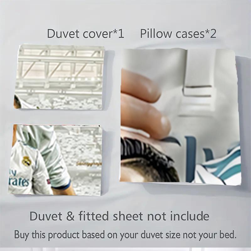 3Pcs Cristiano Ronaldo'S Legacy Bedding Sets For All Sizes New 3D Printed Bed Cover Comforter Duvet Cover Pillowcase Bedroom Decoration