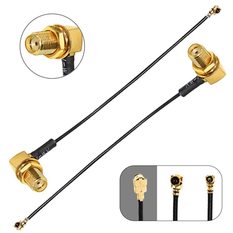 2/4/8 szt. Kabel Pigtail RP SMA Kabel 1.13 Złącze żeńskie SMA do kabla UFL/U.FL do przedłużenia anteny WiFi