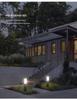 Solar LED Garden Lamp - Waterproof Outdoor Cylinder Light with Ground Stake