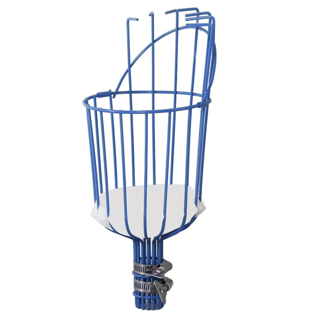 Fruit Pick  Basket Detachable Prevent Rust Multifunctional Fruit Pick  Tool Fruit    Attachment for 3cm Diamet  Pipe