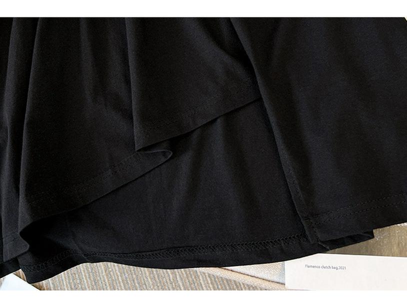 Nadměrná velikost 120-350 Jin Dámské volné nikové designové tričko s krátkým rukávem - Léto 2023