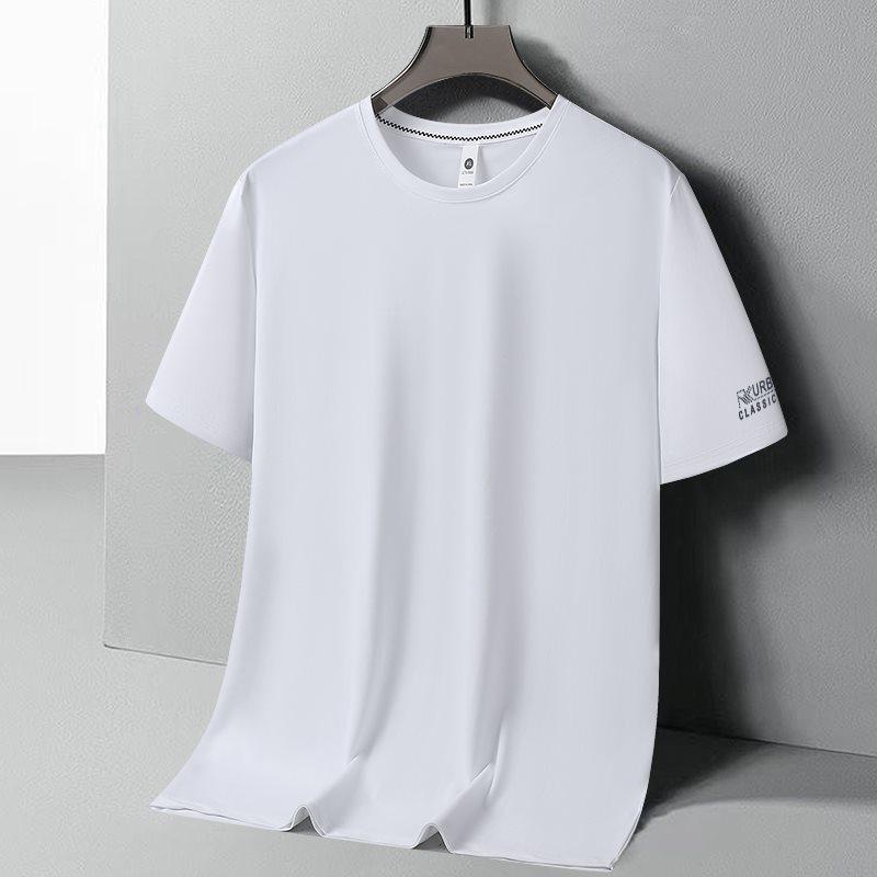 Heren 2025 Zomer Sneldrogend IJszijde T-shirt voor Buiten Basketbal Fitness