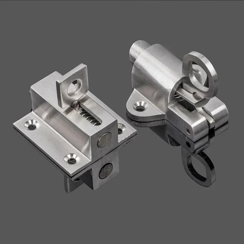 201 Stainless Steel Self-closing Automatic Latch/Bolt Balcony Door Window Intermediate Spring Bolt Door Hardware