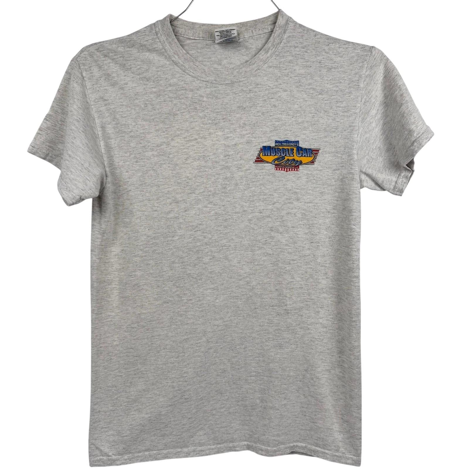 

VTG Muscle Car City Punta Gorda Florida Graphic T-Shirt Double Sided Small 2XL