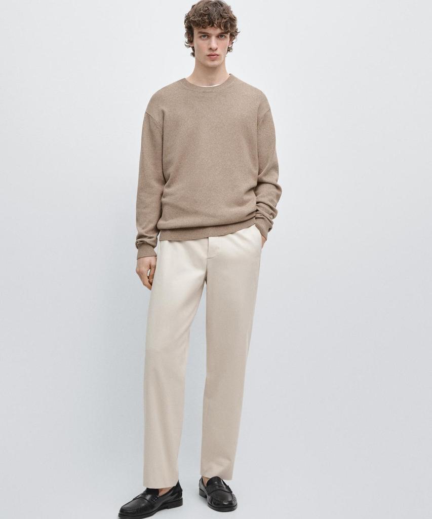 Masimodutti Barrel Fit Tailored Pants