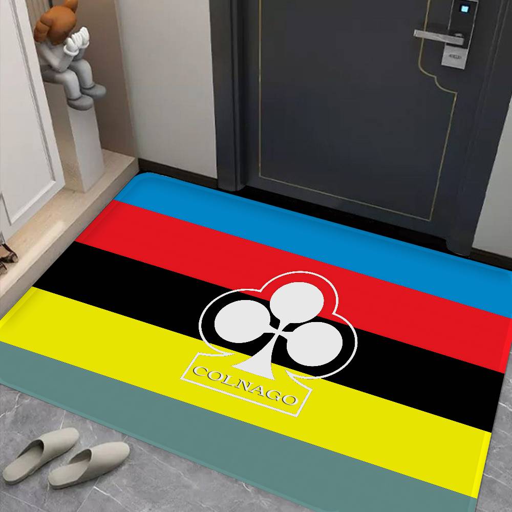 Colnago Logo Room Mats Retro Multiple Choice Living Room Kitchen Rug Non Slip Welcome Rug