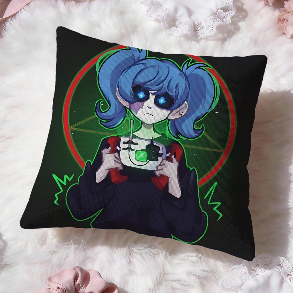 Band S-Sally F-Face Cushion Cover Premium Comfort Reversible Pillow Cove -Two in One Design for Any Room & Car Interior