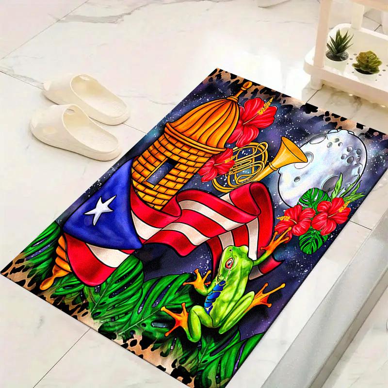 Puerto Rico Carpet Rug for Living Room Bedroom Home Sofa Decoration,Kids play Non-slip Floor Mat