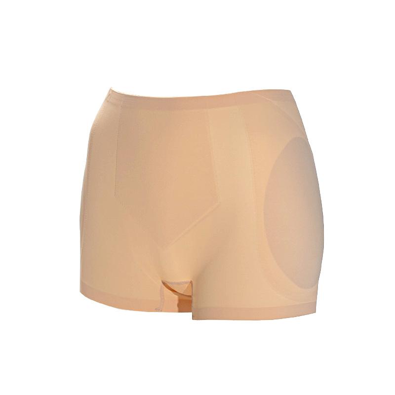 

Ladies Spring and Summer False Hip False Hip Cotton Pad Hip Full Crotch Without A Trace Hip Beautiful Hip Leggings L тілесний