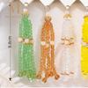 Medium Length Crystal Bead Tassel Handmade Multi-Color Bead Fringe Tassel Rice Bead Handmade Tassel Accessories