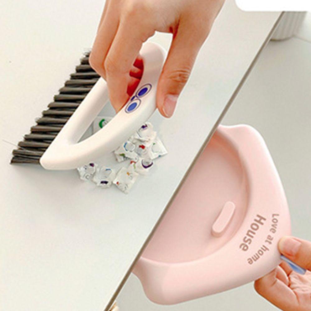 Detachable Mini Broom Dustpan Set Cartoon Dustpan Shovel Set Desktop Broom Dustpan Set  Desk