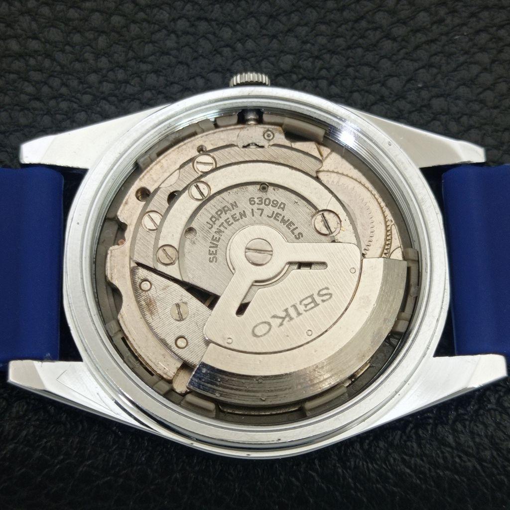 REFURBISHED SEIKO 5 AUTOMATIC 6309A VINTAGE JAPAN MENS BLUE DIAL WATCH A442499-1