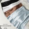 High-Waist Pink Satin Pencil Skirt for Women - French Chic, Summer Style