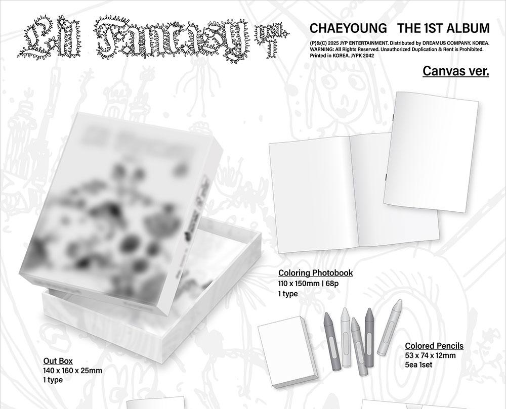 (Canvas Ver.) CHAEYOUNG (TWICE) [LIL FANTASY Vol.1] The 1st Album