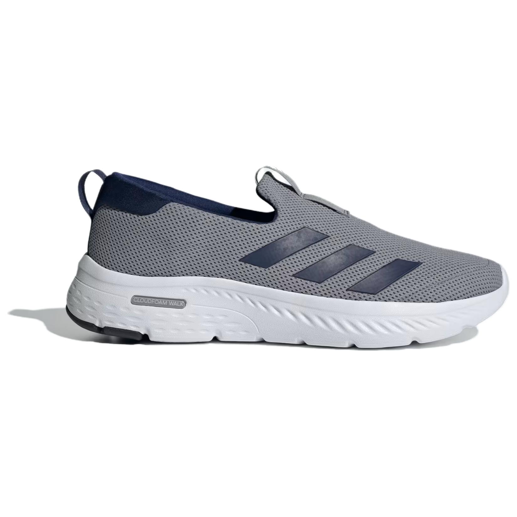 

Новые мужские повседневные кроссовки Adidas Cloudfoam с низким верхом, дышащие, противоскользящие и износостойкие, серые, синие, белые ID6509 43