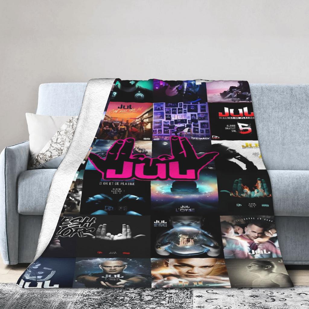 RAPPER JUL Blanket  Soft Warm Funny Plush Bedding Throws For Students Outdoor Flannel Bedspread Bed Cover