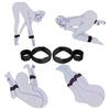 SM Sex Toy For Woman Bondage Set Restraint Adult Game Handcuff Neck Collar Wrist Mouth Gag Strap Fetish Bdsm Couples No Vibrator