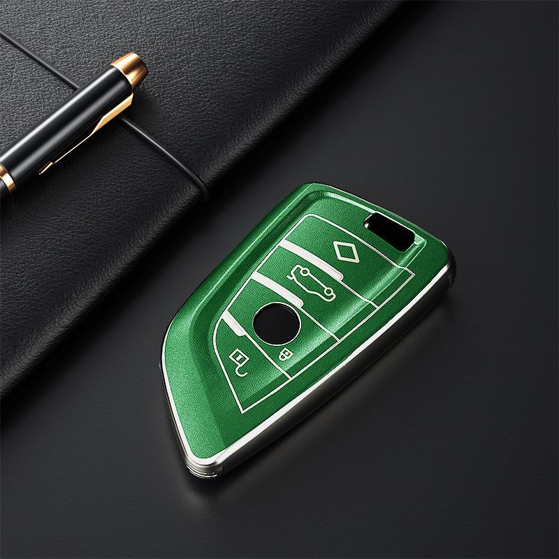 

Suitable for BMW Keycase X1 X5 X6 X7 3 Series 5 Series 7 Car Keycase Blade Leather Pattern Keycase