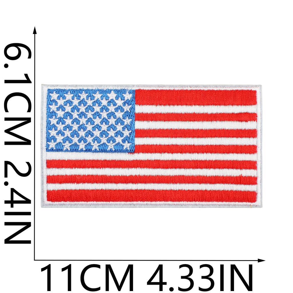 Pilot Embroidery Cloth Sticker Clothes Decorative Patch Sticker American Flag Embroidery Label Military Fan Morale Medal Embroidery Patch