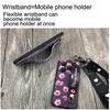 Anti-dust Soft Case Phone Case For Blackview Shark9 5G Wrist Strap Shockproof Durable Waterproof Flower Kickstand Ring
