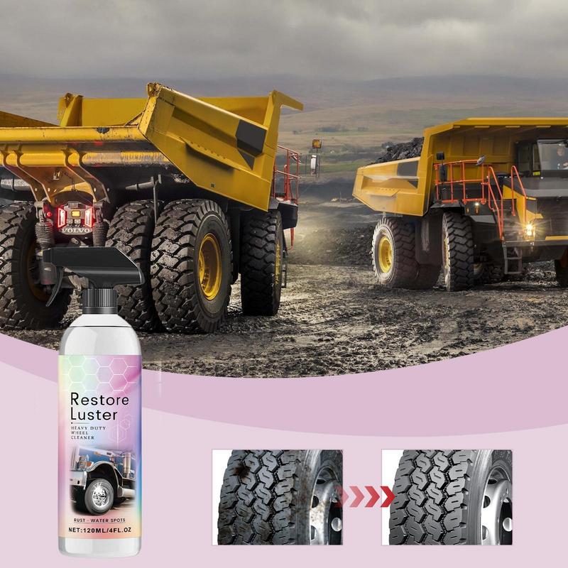 Foam Wheel Cleaner Spray Car Detailing Spray Wheel Cleaner Rust Remover Rapid Removal Of Brake Dust Safe For Automobile RV